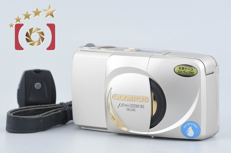 【中古】OLYMPUS オリンパス μ[mju:] ZOOM 140 DELUXE コンパクトフィルムカメラ