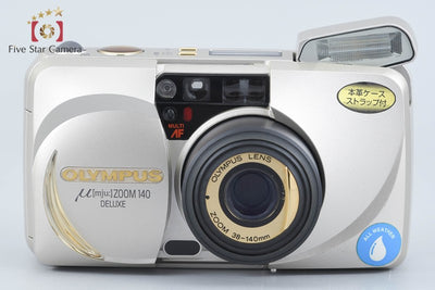 【中古】OLYMPUS オリンパス μ[mju:] ZOOM 140 DELUXE コンパクトフィルムカメラ