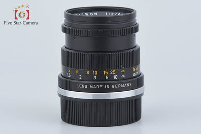 【中古】Leica ライカ Summicron 50mm f/2 ライカMマウント 2026.8月 オーバーホール済み