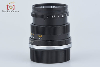【中古】Leica ライカ Summicron 50mm f/2 ライカMマウント 2026.8月 オーバーホール済み