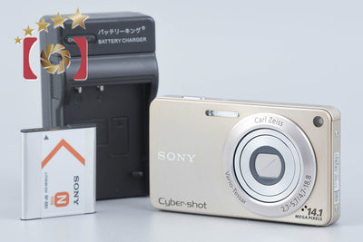 【中古】SONY ソニー Cyber-shot DSC-W350 ゴールド コンパクトデジタルカメラ