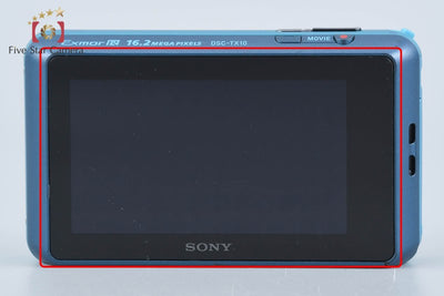 【中古】SONY ソニー Cyber-shot DSC-TX10 ブルー コンパクトデジタルカメラ