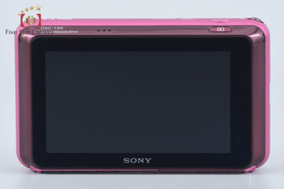 【中古】SONY ソニー Cyber-shot DSC-T99 ピンク デジタルスチルカメラ
