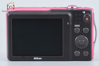 【中古】Nikon ニコン COOLPIX S3300 ストロベリーピンク コンパクトデジタルカメラ