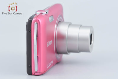 【中古】Nikon ニコン COOLPIX S3300 ストロベリーピンク コンパクトデジタルカメラ