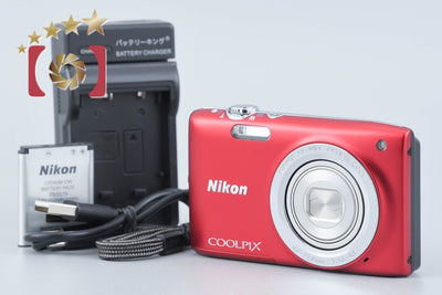 【中古】Nikon ニコン COOLPIX S2700 レッド コンパクトデジタルカメラ