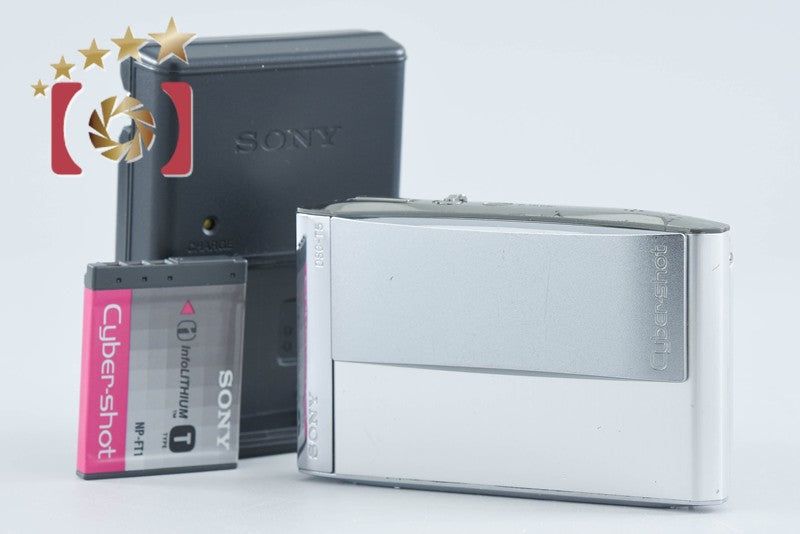 【中古】SONY ソニー Cyber-Shot DSC-T5 シルバー コンパクトデジタルカメラ