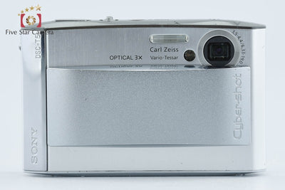 【中古】SONY ソニー Cyber-Shot DSC-T5 シルバー コンパクトデジタルカメラ