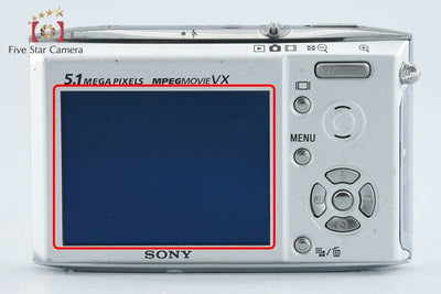 【中古】SONY ソニー Cyber-Shot DSC-T5 シルバー コンパクトデジタルカメラ