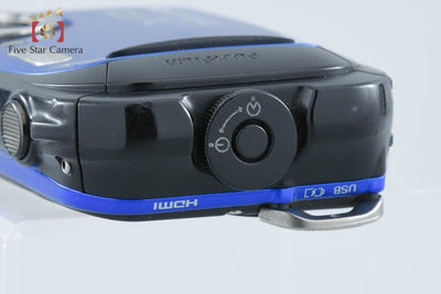 【中古】FUJIFILM 富士フイルム FINEPIX XP70 ブルー コンパクトデジタルカメラ