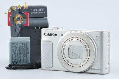 【中古】Canon キヤノン PowerShot SX620 HS ホワイト コンパクトデジタルカメラ