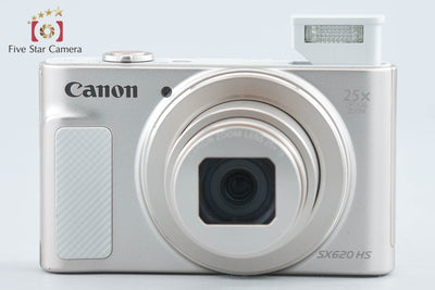 【中古】Canon キヤノン PowerShot SX620 HS ホワイト コンパクトデジタルカメラ