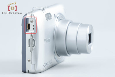 【中古】Nikon ニコン COOLPIX S3600 クリスタルシルバー コンパクトデジタルカメラ