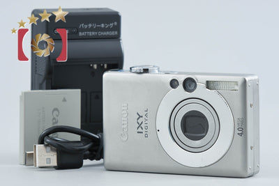 【中古】Canon キヤノン IXY Digital 50 シルバー コンパクトデジタルカメラ