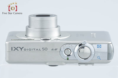 【中古】Canon キヤノン IXY Digital 50 シルバー コンパクトデジタルカメラ