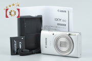 【中古】Canon キヤノン IXY 180 シルバー コンパクトデジタルカメラ