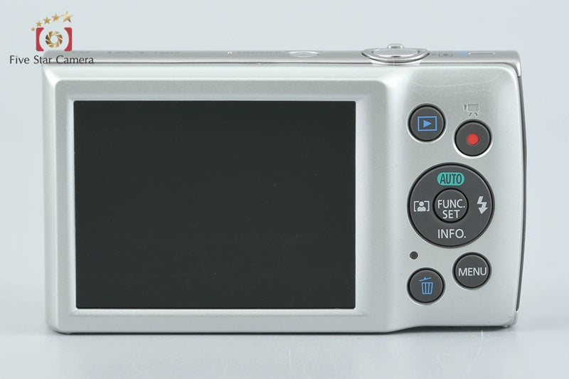 【中古】Canon キヤノン IXY 180 シルバー コンパクトデジタルカメラ - 3枚目