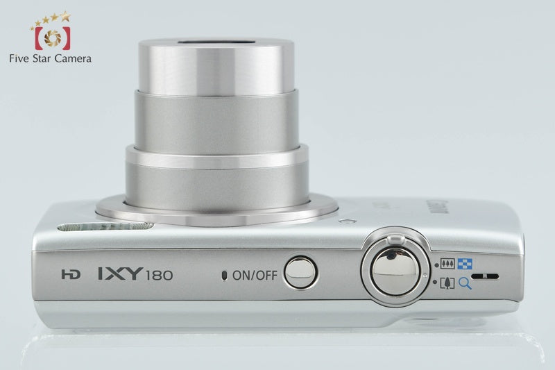 【中古】Canon キヤノン IXY 180 シルバー コンパクトデジタルカメラ - 6枚目