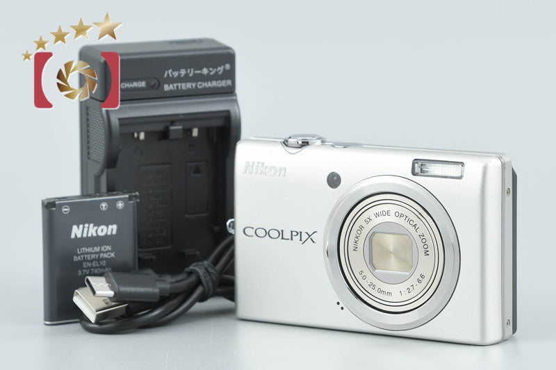 【中古】Nikon ニコン COOLPIX S570 シルバー コンパクトデジタルカメラ