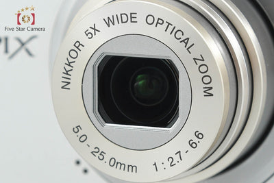【中古】Nikon ニコン COOLPIX S570 シルバー コンパクトデジタルカメラ