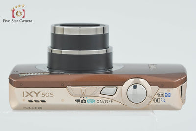 【中古】Canon キヤノン IXY 50S ブラウン コンパクトデジタルカメラ