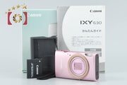 【中古】Canon キヤノン IXY 630 ピンク コンパクトデジタルカメラ 元箱付き