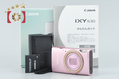 【中古】Canon キヤノン IXY 630 ピンク コンパクトデジタルカメラ 元箱付き