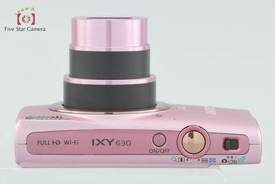 【中古】Canon キヤノン IXY 630 ピンク コンパクトデジタルカメラ 元箱付き