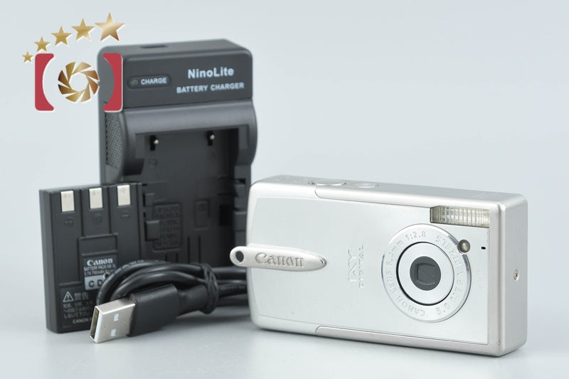 【中古】Canon キヤノン IXY Digital L2 シルバー コンパクトデジタルカメラ