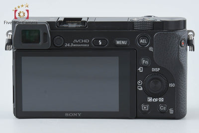 【中古】SONY ソニー α6000 ILCE-6000 ブラック パワーズームレンズキット シャッター回数僅少 海外版