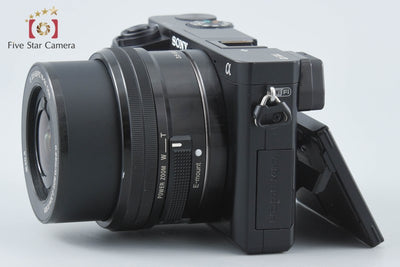 【中古】SONY ソニー α6000 ILCE-6000 ブラック パワーズームレンズキット シャッター回数僅少 海外版