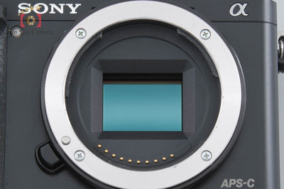 【中古】SONY ソニー α6000 ILCE-6000 ブラック パワーズームレンズキット シャッター回数僅少 海外版