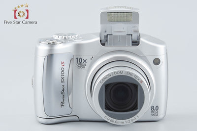【中古】Canon キヤノン PowerShot SX100 IS シルバー コンパクトデジタルカメラ