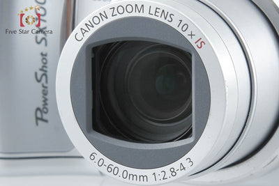【中古】Canon キヤノン PowerShot SX100 IS シルバー コンパクトデジタルカメラ