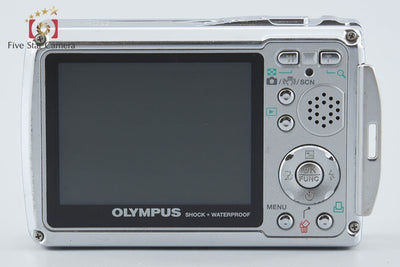 【中古】OLYMPUS オリンパス μ720 SW シャイニーシルバー 防水デジタルカメラ