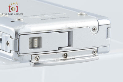 【中古】OLYMPUS オリンパス μ720 SW シャイニーシルバー 防水デジタルカメラ