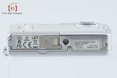 【中古】OLYMPUS オリンパス μ720 SW シャイニーシルバー 防水デジタルカメラ
