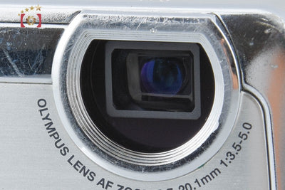 【中古】OLYMPUS オリンパス μ720 SW シャイニーシルバー 防水デジタルカメラ