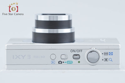 【中古】Canon キヤノン IXY 3 シルバー コンパクトデジタルカメラ