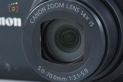 【中古】Canon キヤノン PowerShot SX210 IS ブルーブラック コンパクトデジタルカメラ
