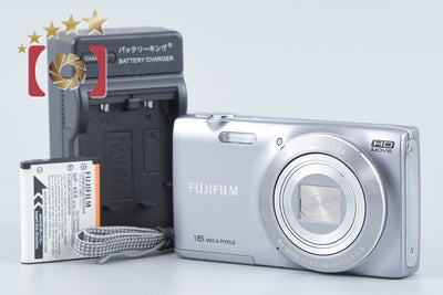 【中古】FUJIFILM 富士フイルム FinePix JZ250 シルバー コンパクトデジタルカメラ