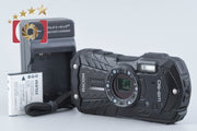 【中古】RICOH リコー PENTAX ペンタックス WG-50 ブラック 防水デジタルカメラ シャッター回数僅少