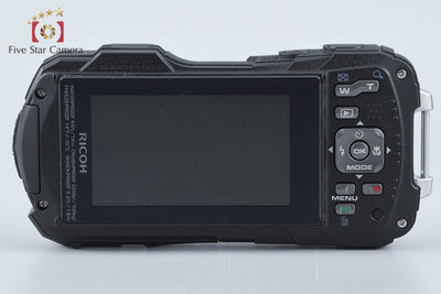 【中古】RICOH リコー PENTAX ペンタックス WG-50 ブラック 防水デジタルカメラ シャッター回数僅少