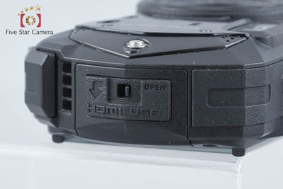 【中古】RICOH リコー PENTAX ペンタックス WG-50 ブラック 防水デジタルカメラ シャッター回数僅少