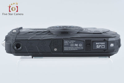 【中古】RICOH リコー PENTAX ペンタックス WG-50 ブラック 防水デジタルカメラ シャッター回数僅少