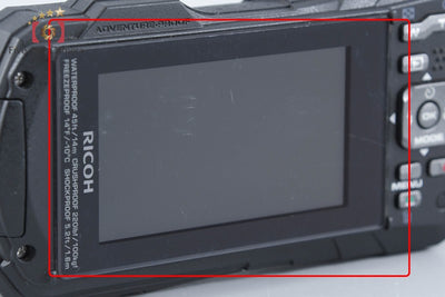 【中古】RICOH リコー PENTAX ペンタックス WG-60 ブラック 防水アクションカメラ シャッター回数僅少