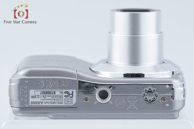 中古】FUJIFILM 富士フイルム FINEPIX AX660 シルバー コンパクト