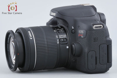 【中古】Canon キヤノン EOS Kiss X8i EF-S 18-55 IS STM レンズキット シャッター回数僅少