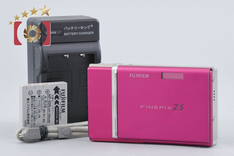 【中古】FUJIFILM 富士フイルム FINEPIX Z5fd ラズベリーレッド コンパクトデジタルカメラ