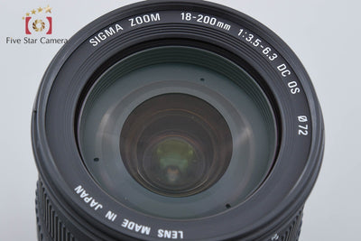 【中古】SIGMA シグマ 18-200mm f/3.5-6.3 DC OS キヤノン用